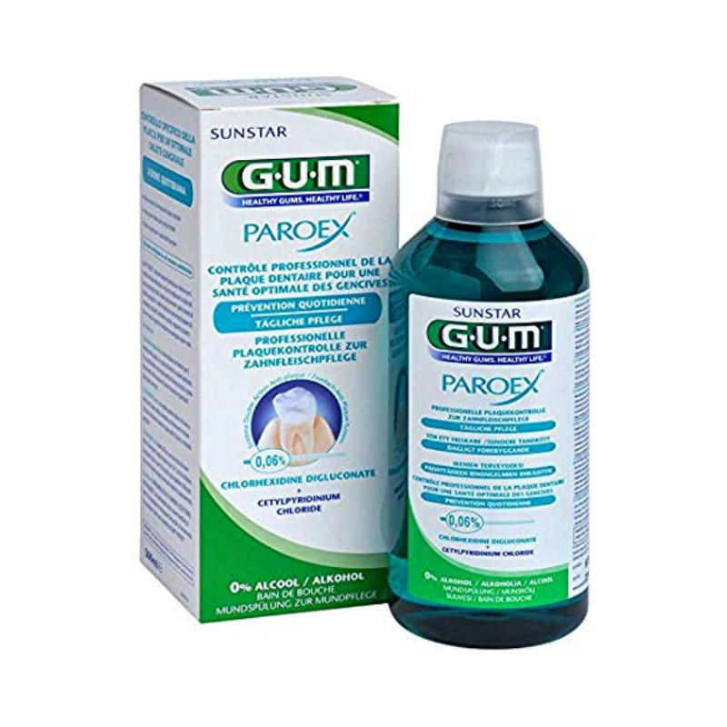 Gum Apa De Gura Gum Paroex 0,06% Clorhexidina, 500 Ml