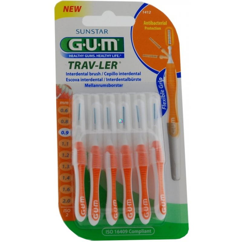 Gum Trav-ler 0.9mm, portocaliu, 6 bucati 0.9mm imagine noua