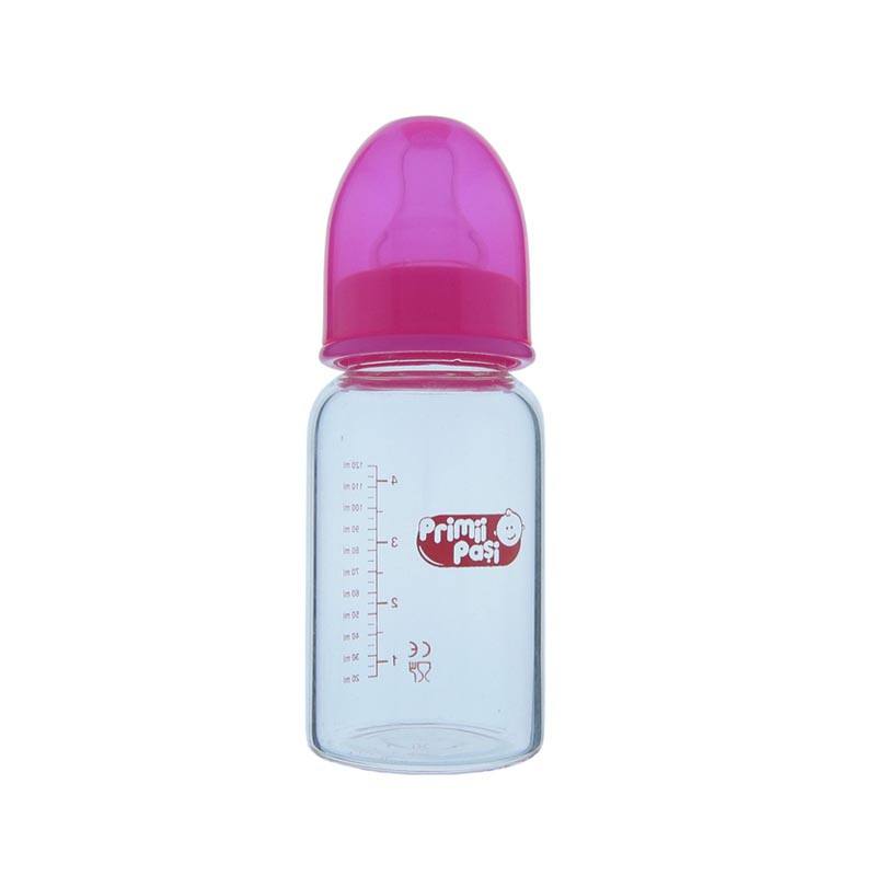 Primii Pasi R0151 – Biberon Borosilicat (Sticla) 120 Ml Roz Biberoane