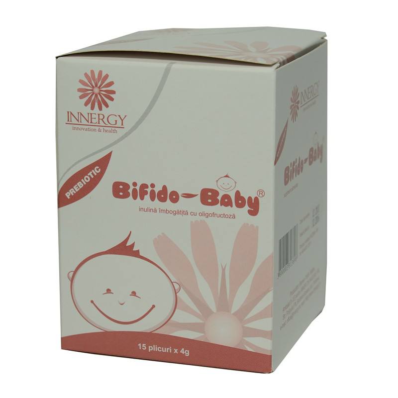 Innergy Bifido Baby – Prebiotic pentru copii, 15 plicuri Baby imagine teramed.ro