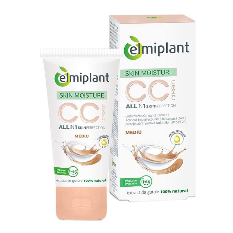 Elmiplant CC Cream skin moisture Medium 50ml 50ml imagine teramed.ro