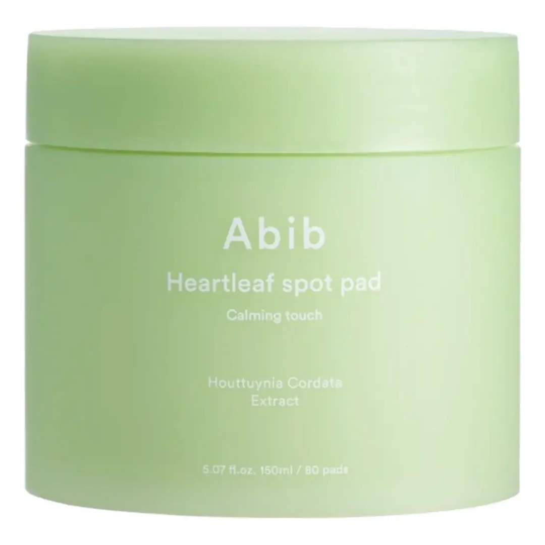 Dischete calmante Heartleaf Spot Pad Calming Touch, 80 bucati, Abib