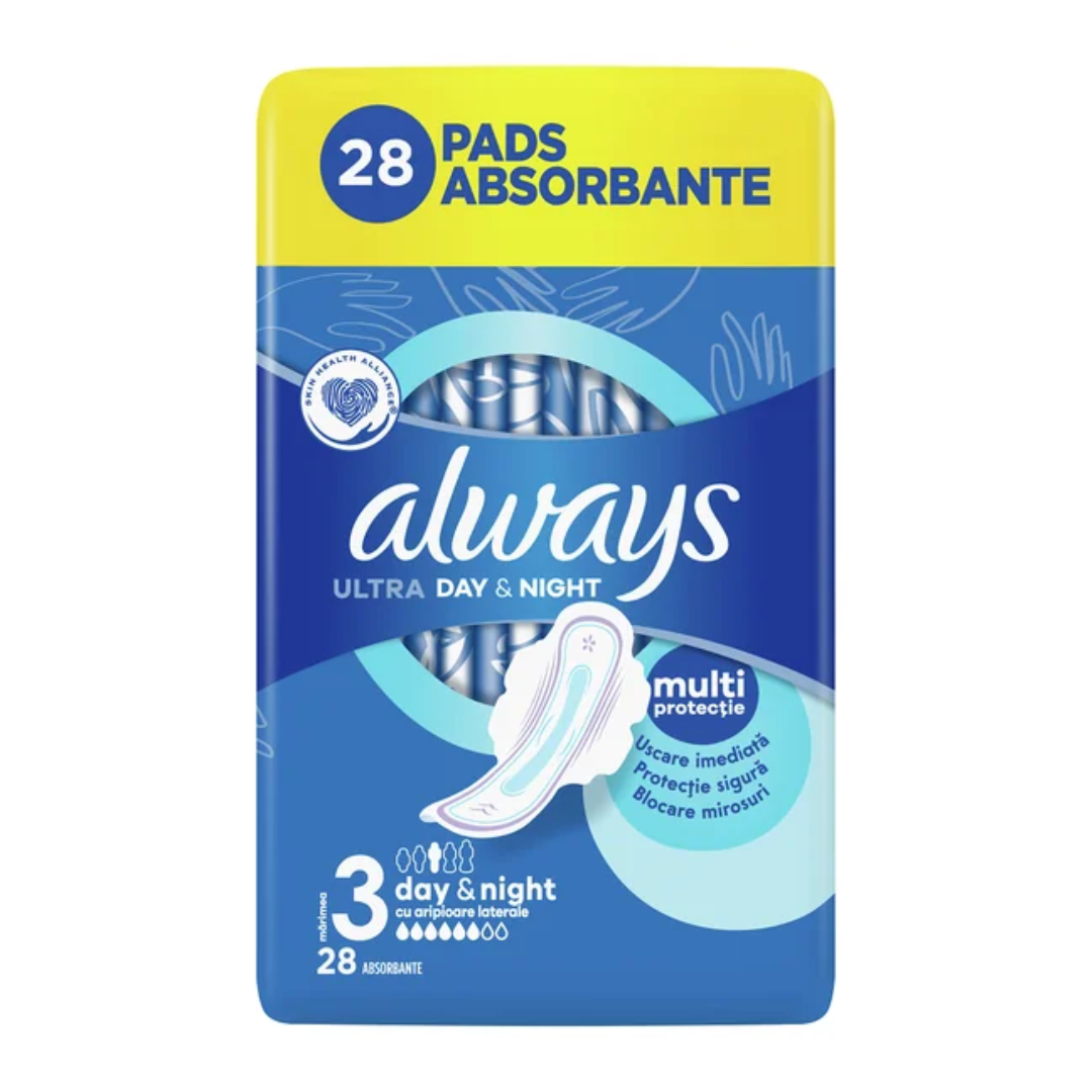 Absorbante Ultra Night, 28 bucati, Always