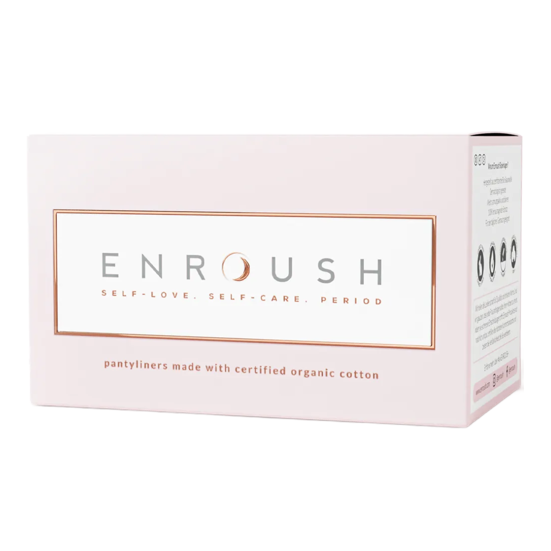 Enroush Absorbante Zilnice Bumbac Organic Super, 24 bucati