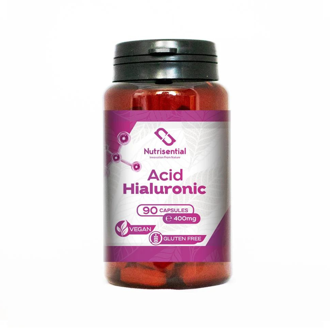 Acid Hialuronic, Vegan, 300mg, 90 capsule, Nutrisential (vegan) imagine noua