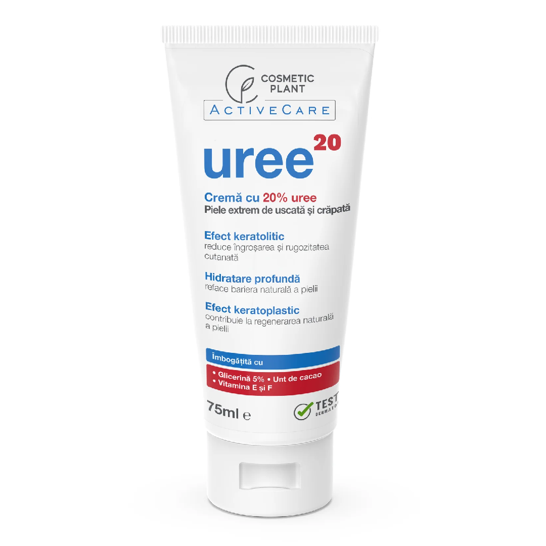 Crema cu 20% Uree pentru piele extrem de uscata Active Care, 75 ml, CosmeticPlant