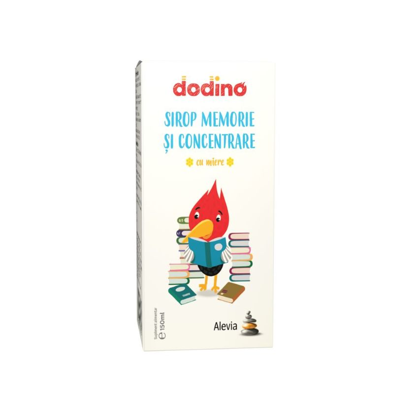 Sirop memorie si concentrare Dodino, 150 ml, Alevia 