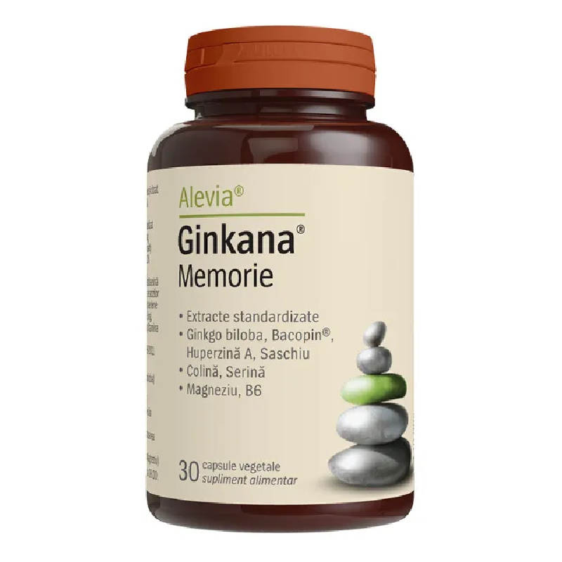 Ginkana Memorie, 30 capsule, Alevia