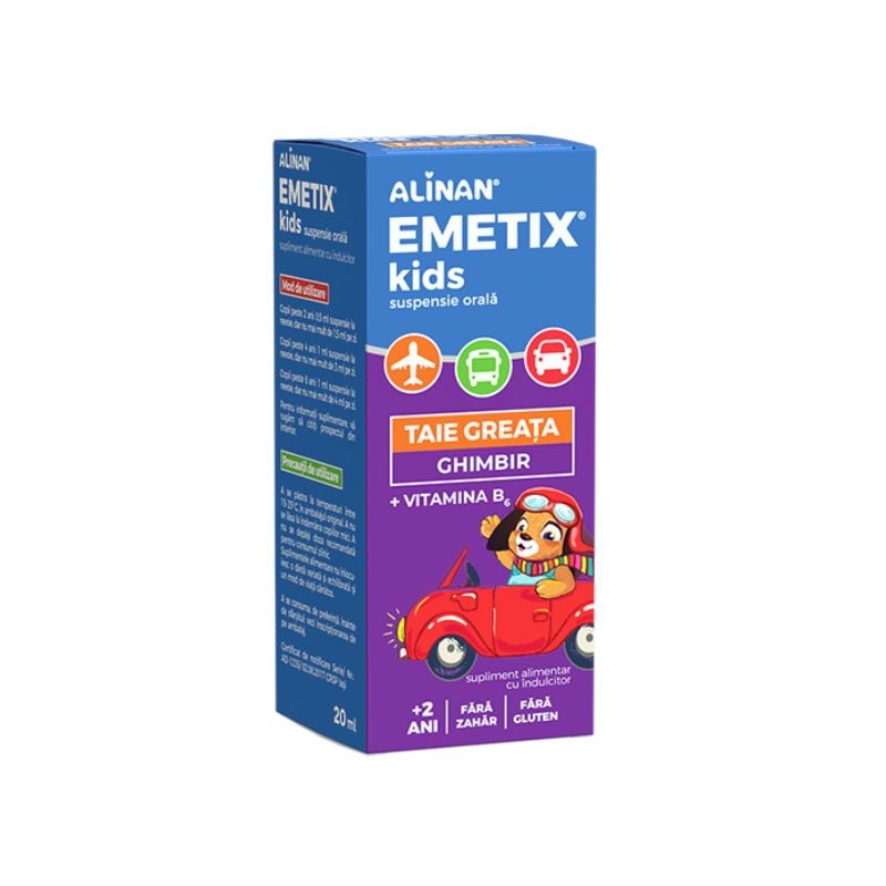 Alinan Emetix Kids, 20ml suspensie orala, Fiterman Pharma