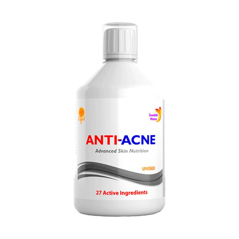 AntiAcnee Complex lichid cu 27 Ingrediente active, 500 ml, Swedish Nutra 500 imagine noua