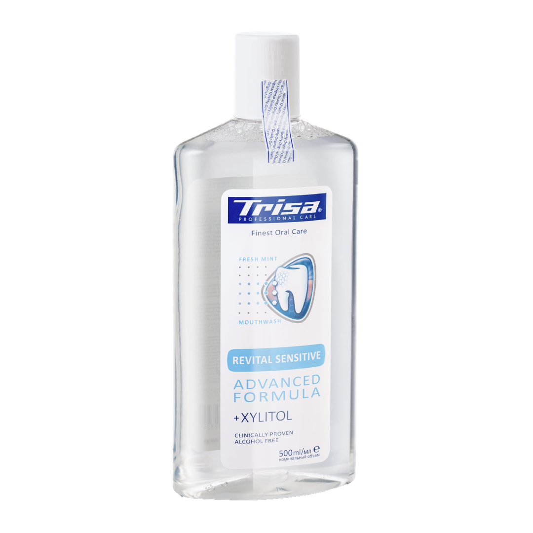 Apa De Gura Revital Sensitive +xylitol, 500 Ml, Trisa