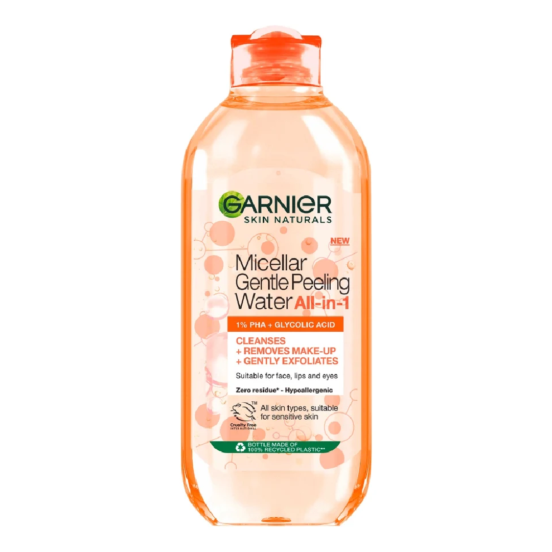 Apa Micelara Cu Efect Exfoliant Delicat Skin Naturals, 400 Ml, Garnier