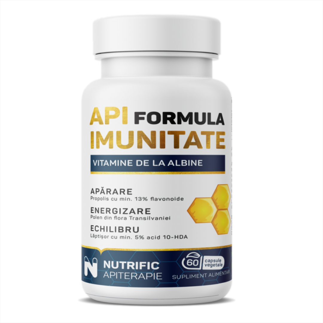 API formula imunitate, 60 capsule, Nutrific Api imagine noua