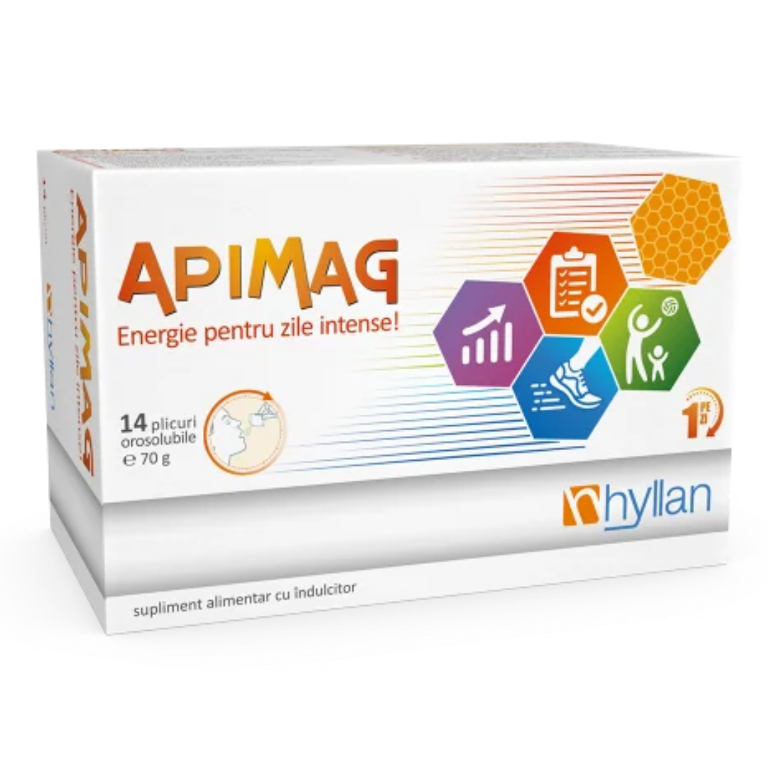 Apimag, 14 plicuri orosolubile, Hyllan
