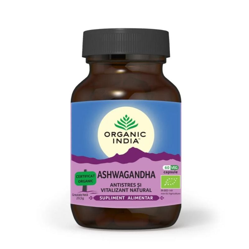 Ashwagandha Antistres, 60 capsule, Organic India