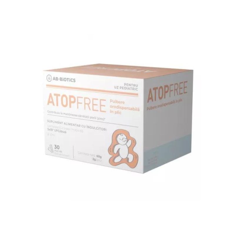 Atopfree pulbere orodispersabila, 30 plicuri, Ab-Biotics La Reducere Ab-Biotics