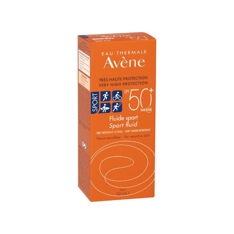 Fluid Pentru Protectie Solara Cu Spf 50+ Sport, 100 Ml, Avene