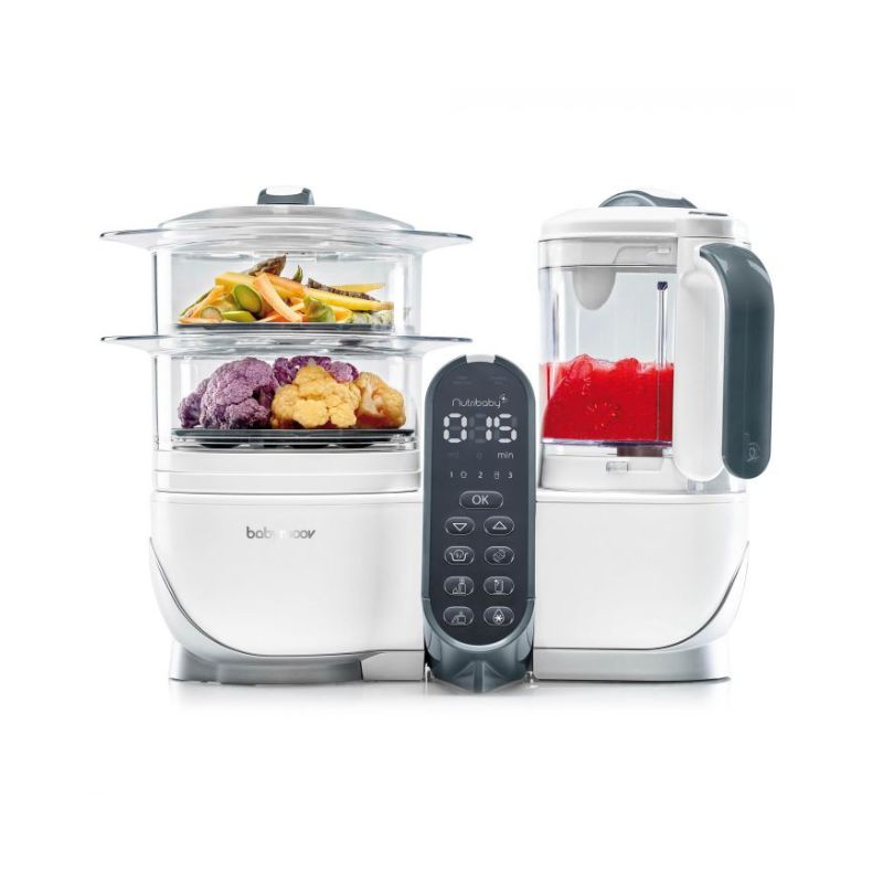 Robot multifunctional 5 in 1 Nutribaby, Alb, 1 bucata, Babymoov Hrana bebe si copii 2023-09-22