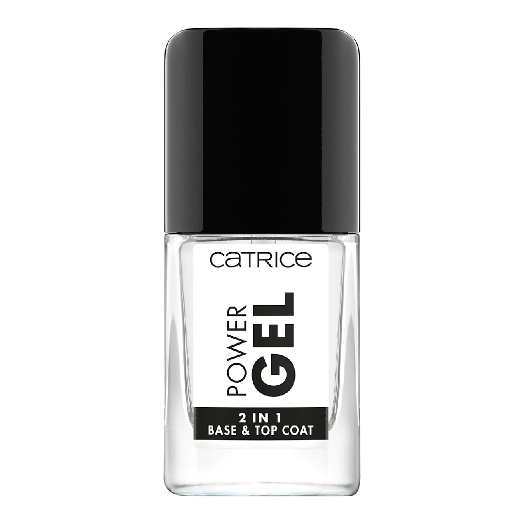 Baza si top gel pentru unghii Power Gel 2in1, 10.5 ml, Catrice