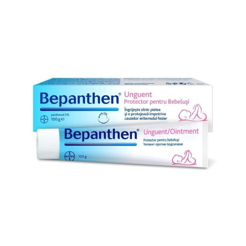 Unguent impotriva iritatiilor de scutec Bepanthen 5%, 100 g, Bayer 100 imagine 2021