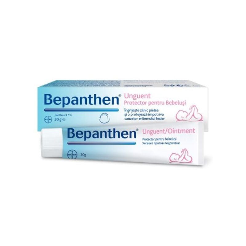 Unguent impotriva iritatiilor de scutec Bepanthen, 5%, 30 g, Bayer 5% imagine 2021