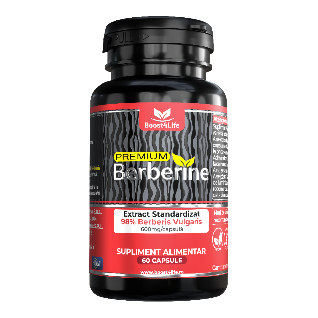 Berberine Premium 600mg, 60 capsule, Boost4Life