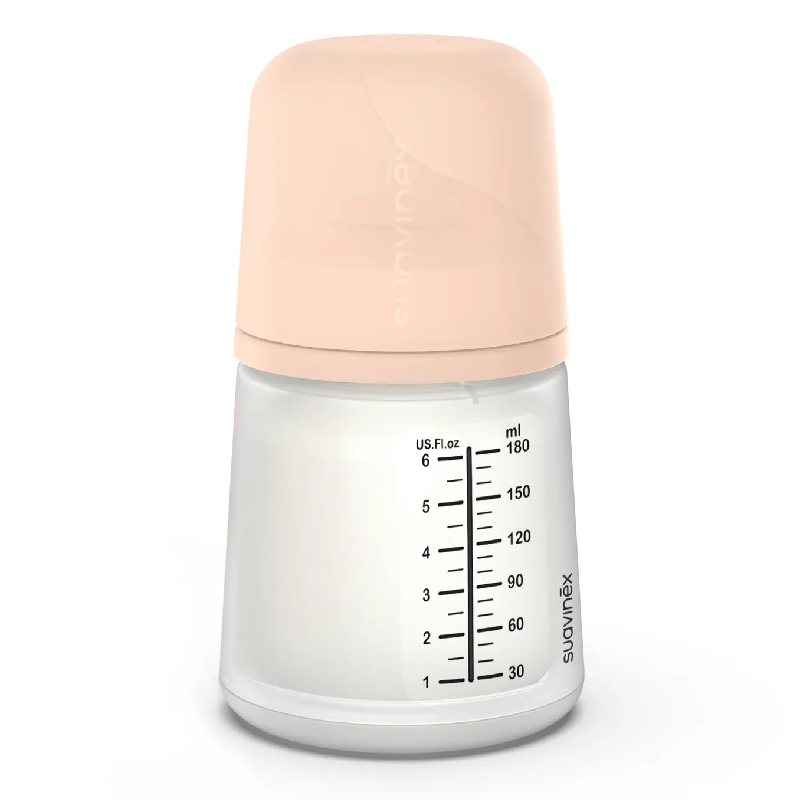 Biberon cu debit variabil Zero Zero, 180 ml, Suavinex