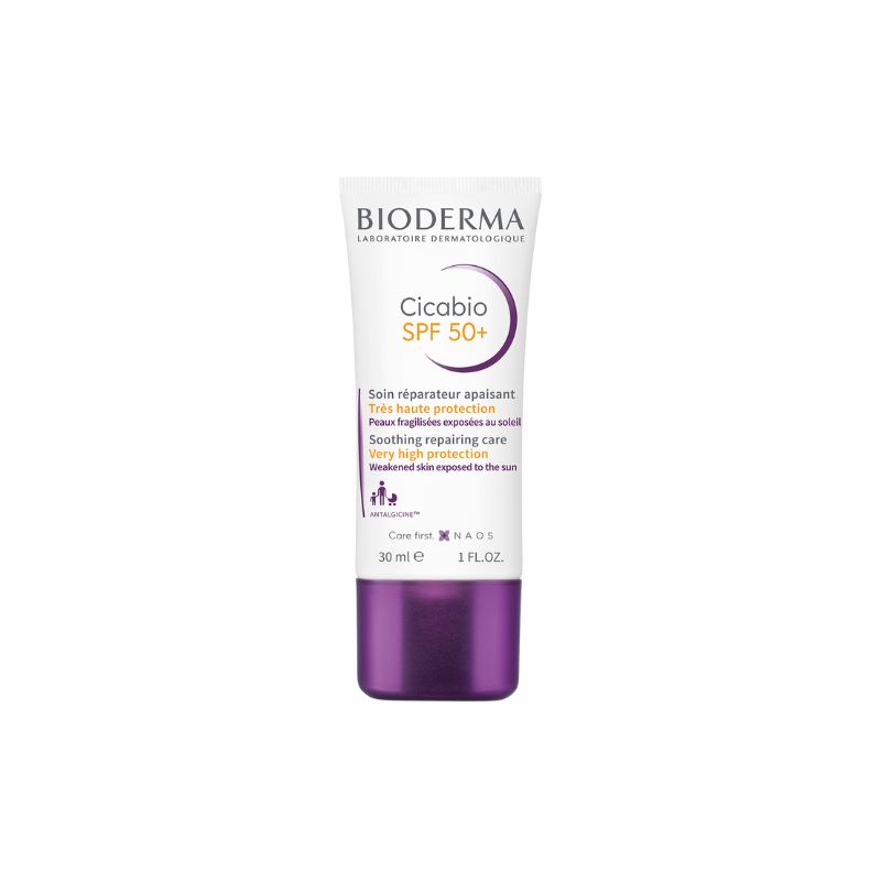 Crema tratament spf 50+, cicabio, 30ml, bioderma