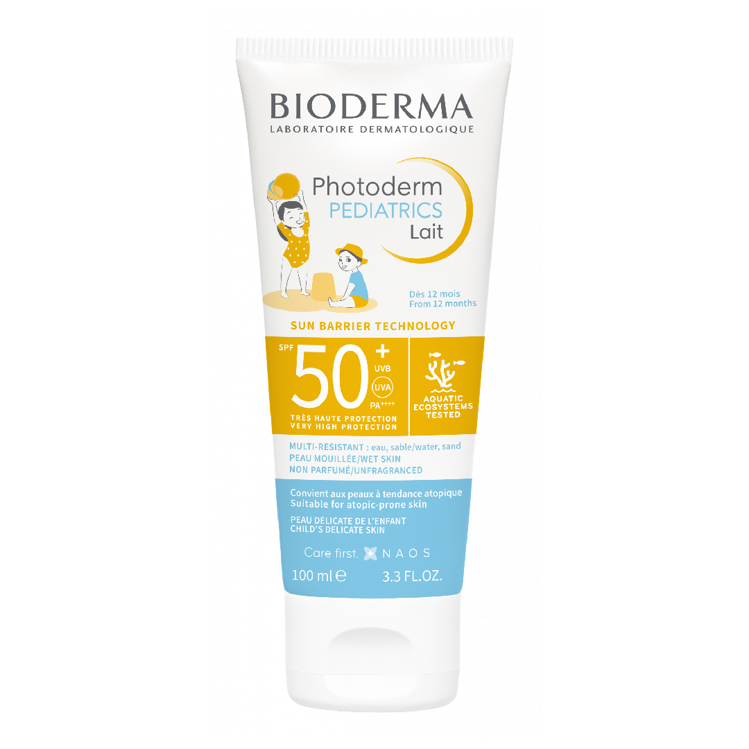 Lapte Protectie Solara Pentru Copii Photoderm Pediatrics, Spf50+, 100 Ml, Bioderma