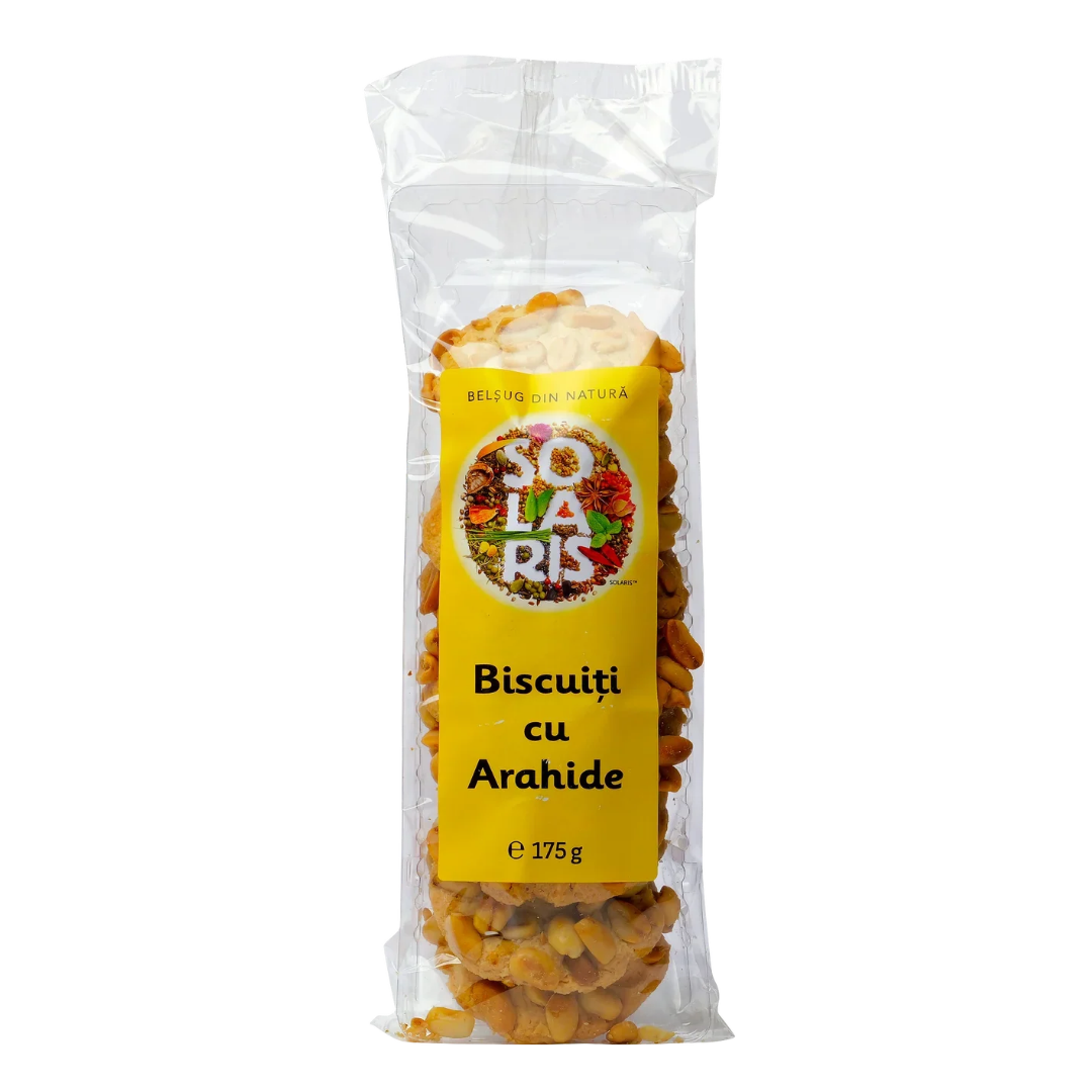Biscuiti cu arahide,175g, Solaris