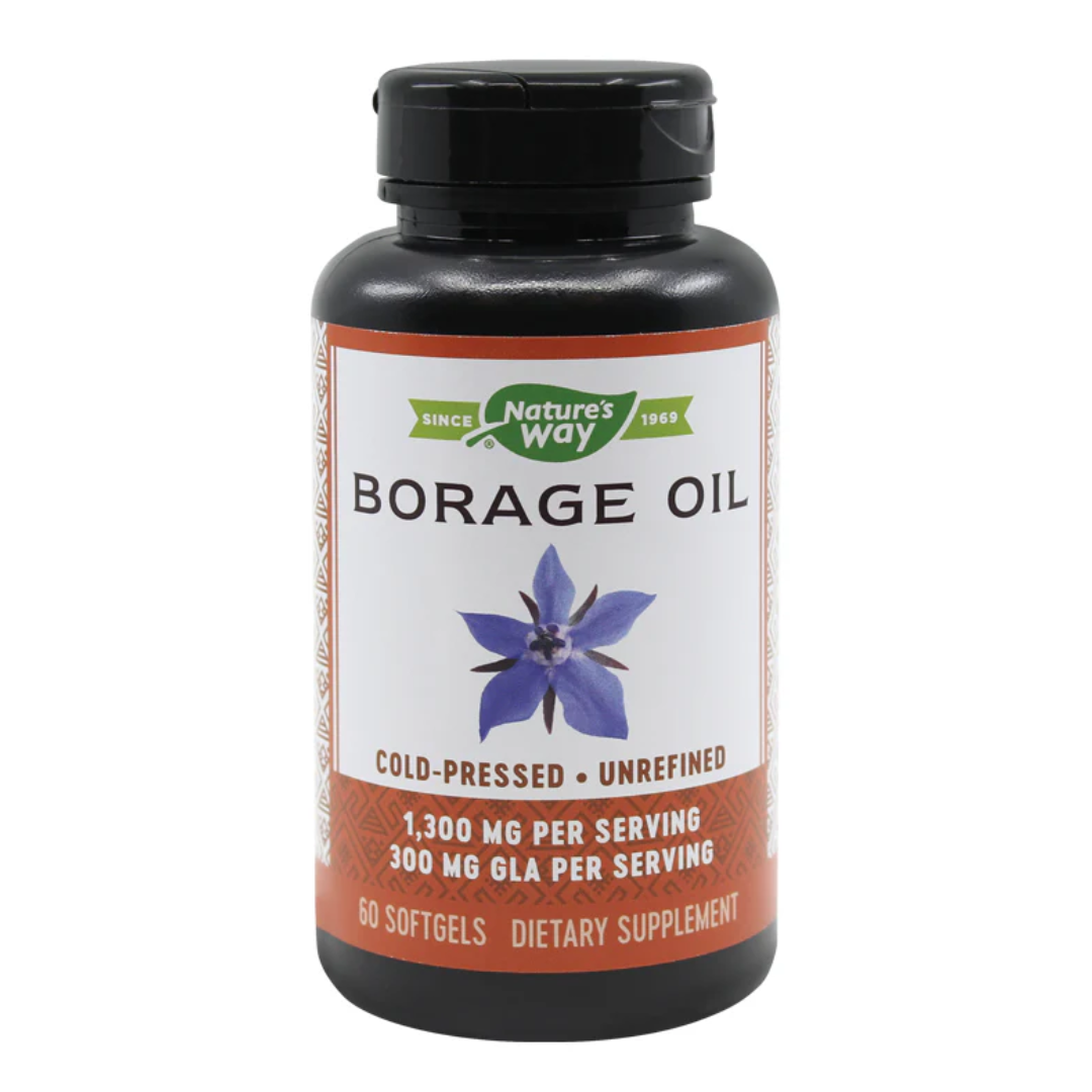 Borage Oil 1300mg EfaGold Nature's Way, 60 capsule, Secom
