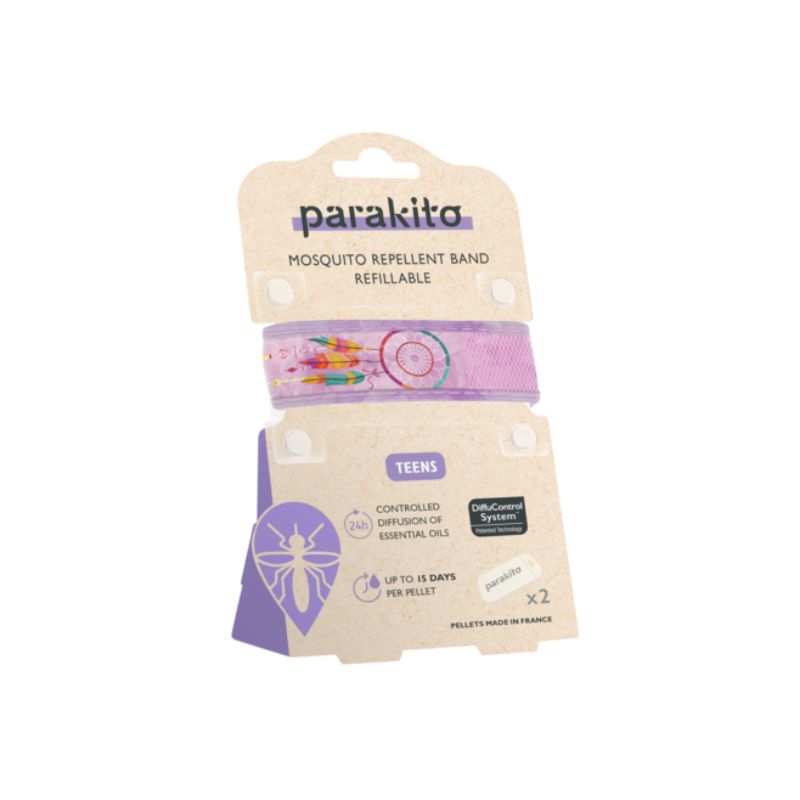 Bratara copii impotriva tantarilor Teens Feather, diverse culori, 1 bucata, Para Kito Anti-insecte imagine noua