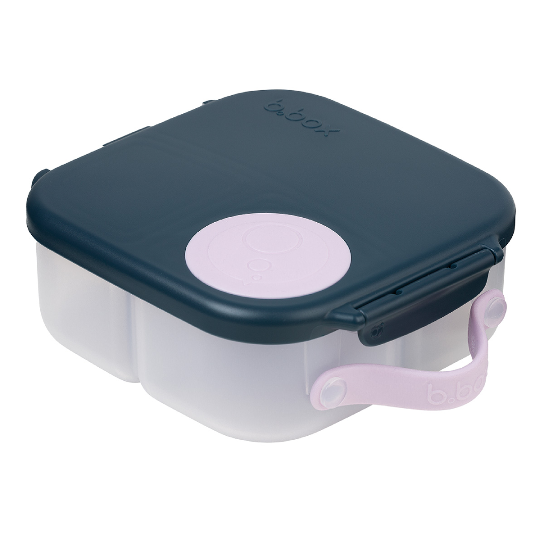 Caserola compartimentata mini LunchBox, 3 ani+, Indigo/Roz, B.Box