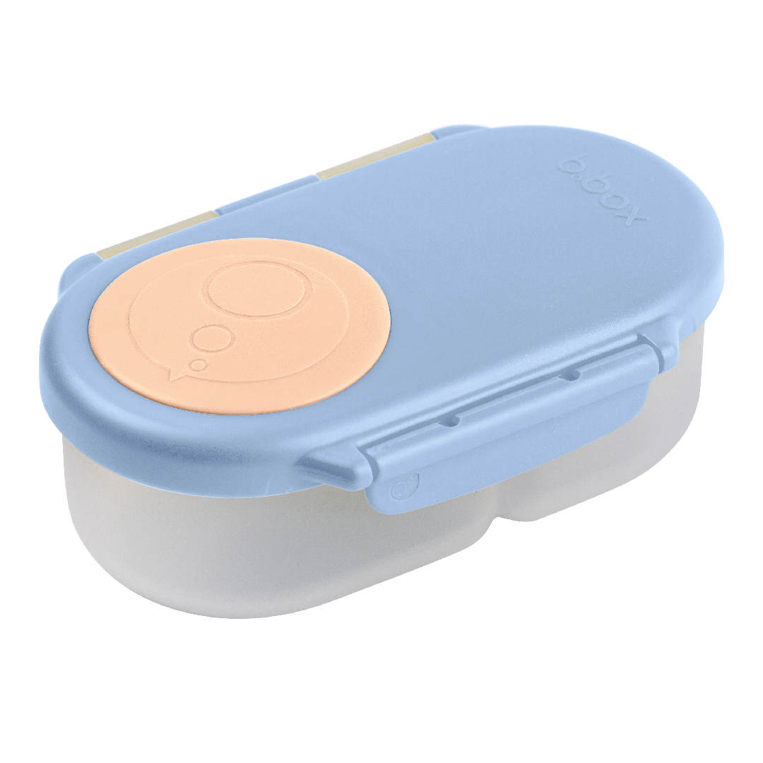 Caserola compartimentata Snackbox, +3 ani, Mov/Bej, B.Box