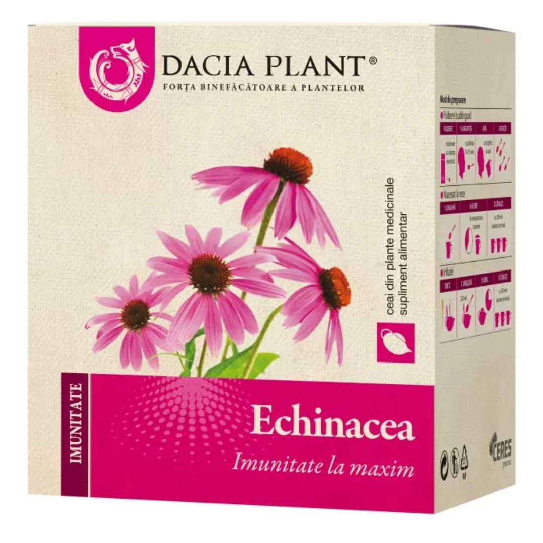 Ceai de echinacea, 50g, Dacia Plant