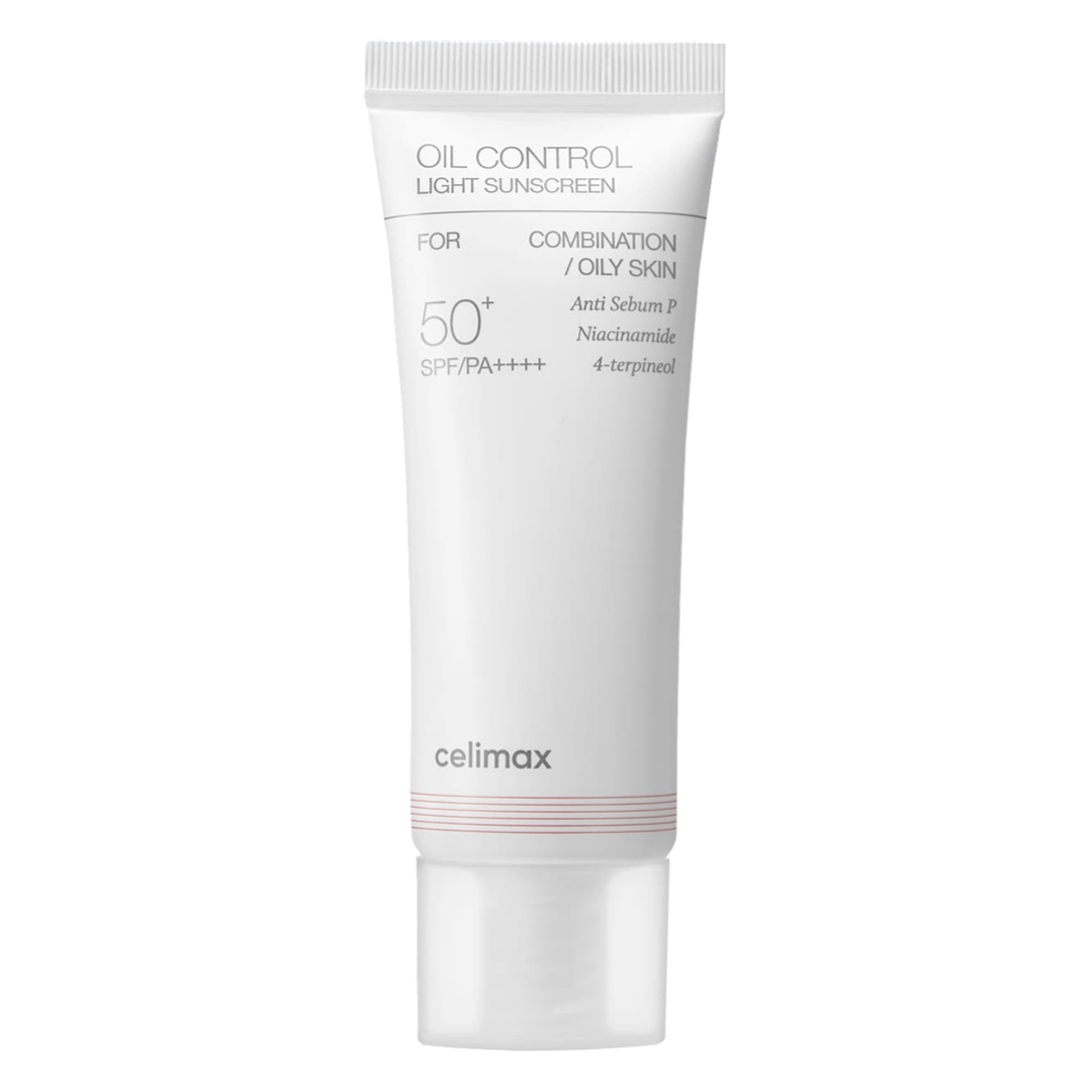 Crema de fata cu protectie solara SPF 50+ Oil Control Light Sunscreen, 40 ml, Celimax