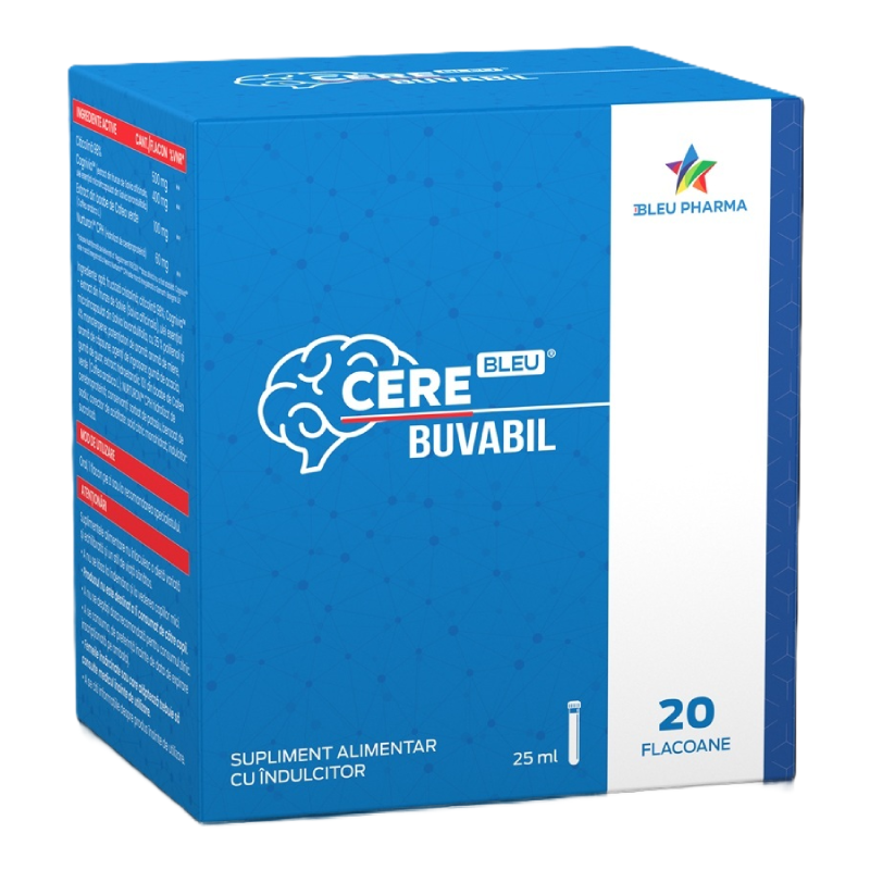 CereBleu Buvabil, 20 flacoane*25ml, Bleu Pharma