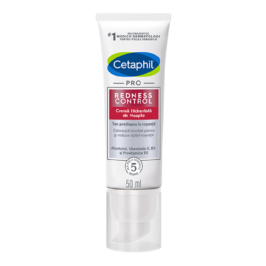 Crema Hidratanta De Noapte Pro Redness Control, 50 Ml, Cetaphil