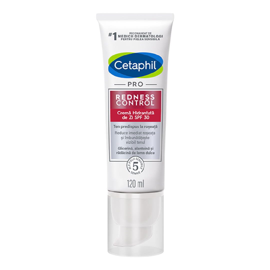 Crema Hidratanta De Zi Cu Spf 30 Redness Control Pro, 50 Ml, Cetaphil