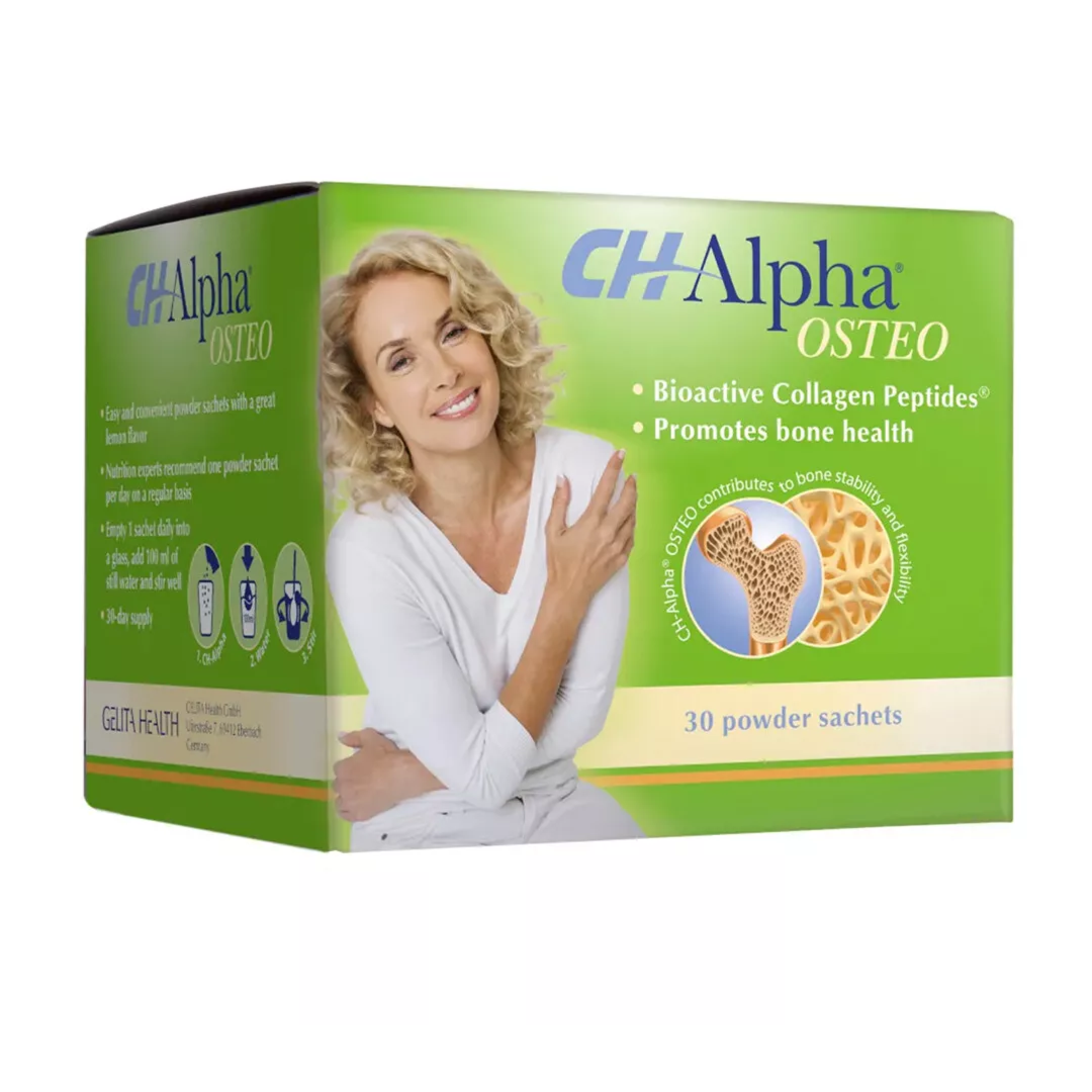 CH-Alpha Osteo Peptide Bioactive de Colagen, 30 plicuri