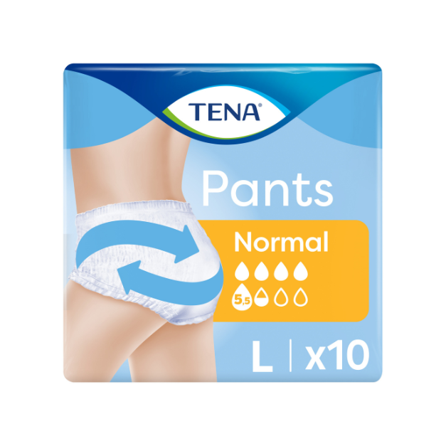 Scutece tip chilot pentru adulti Pants Normal, L, 10 bucati, Tena
