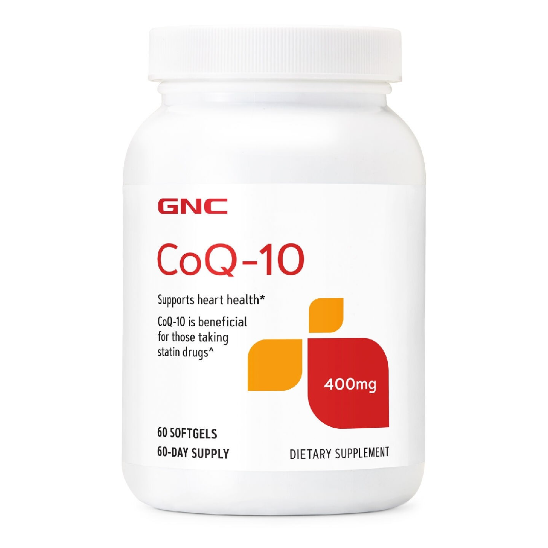 Coenzima Q-10 naturala, 400 mg, 60 capsule, GNC