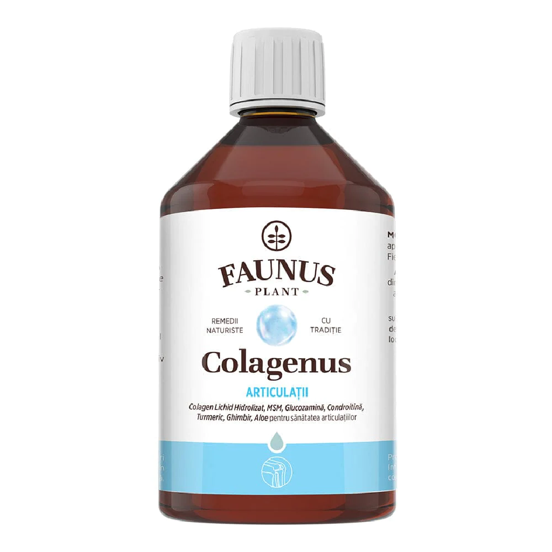 Colagenus Articulatii, Colagen Lichid Pentru Muschi, Ligamente, 500ml, Faunus Plant