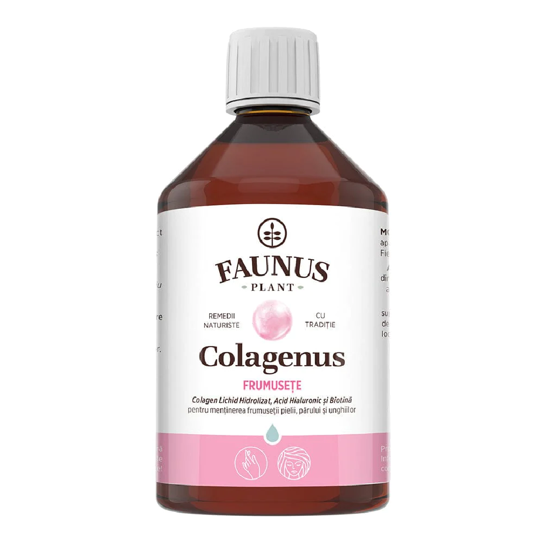 Colagenus Frumusete, Colagen Lichid Pentru Piele, Unghii Si Par, 500ml, Faunus Plant