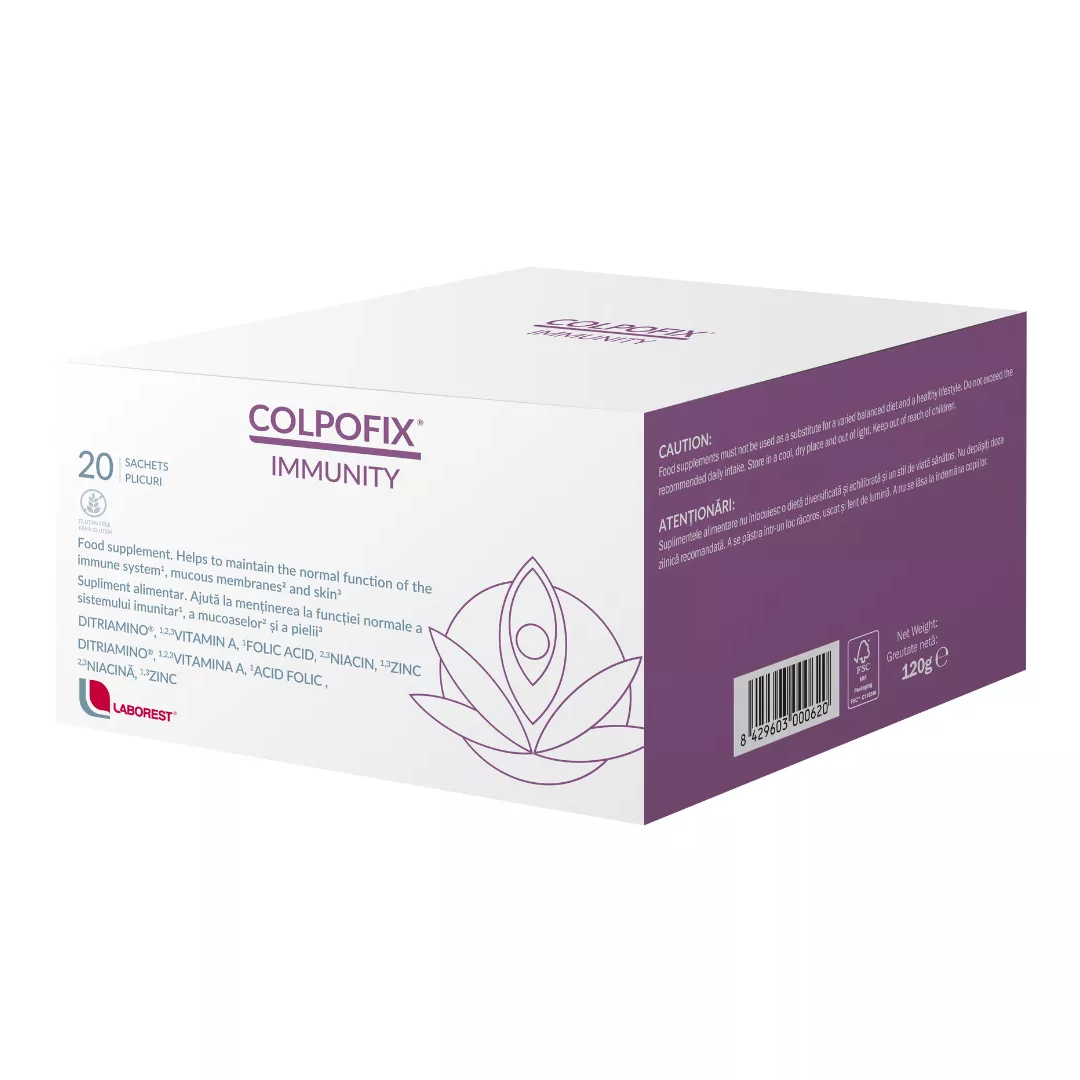 Colpofix immunity, 20 plicuri, laborest italia