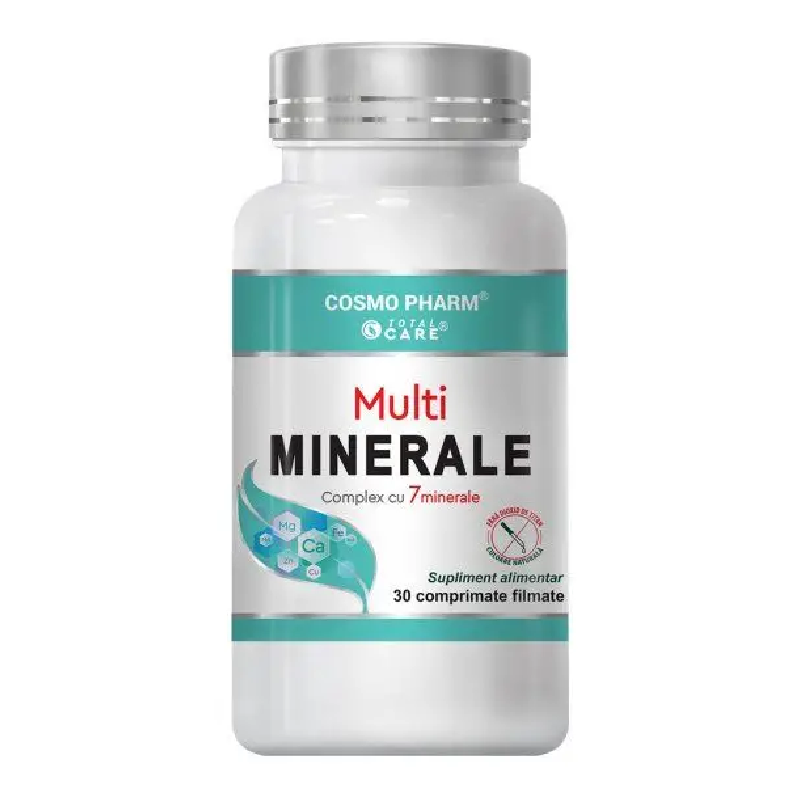 Multiminerale, 30 tablete, Cosmopharm
