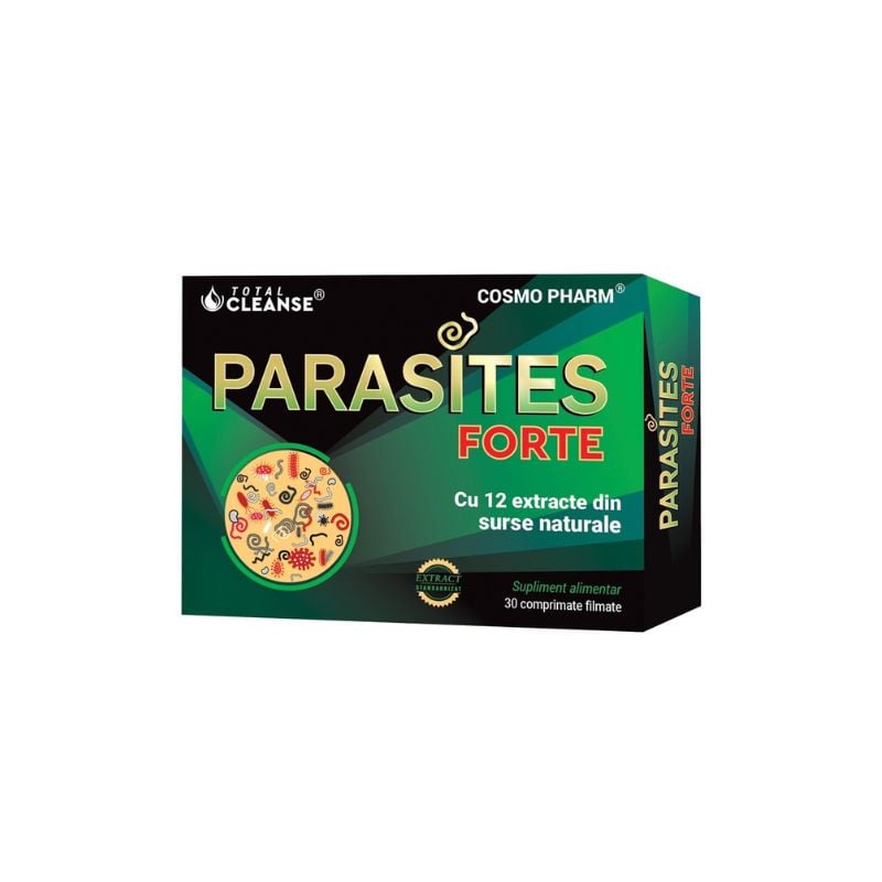 Parasites Forte Total Cleanse®, 30 comprimate, Cosmopharm Cleanse imagine noua