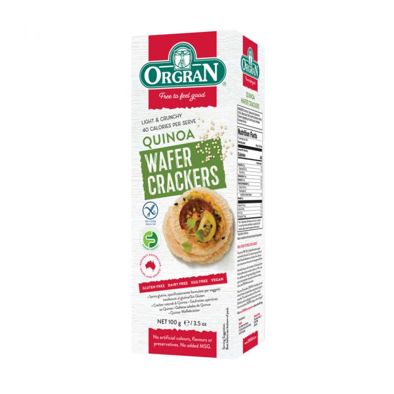 Crackers din quinoa fara gluten, 100g, ORGRAN Alimente fara gluten 2023-10-03