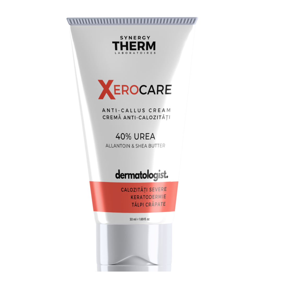 Crema anti-calozitati cu 40% Uree Xerocare Dermatologist, 50 ml, Synergy Therm