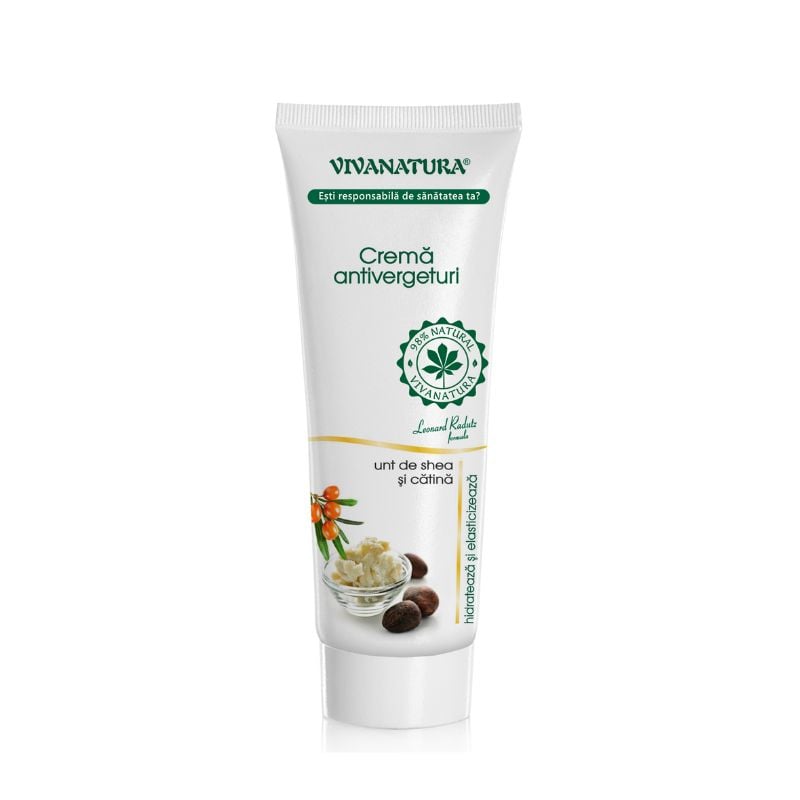 Crema Antivergeturi, 250 Ml, Vivanatura